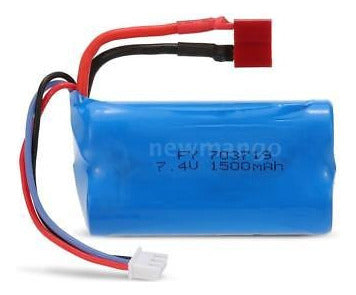 7.4v 1500mah Batería Con Conector T De Feiyue Fy-03 Wltoys 1 2