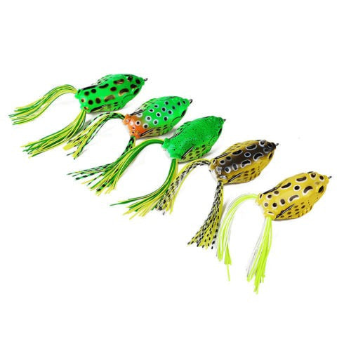 Topwater Crankbait Frog Lure Set - 5pcs 0