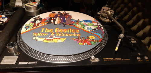 Beatles Yellow Submarine Slipmat Paño Latex Scratch 1