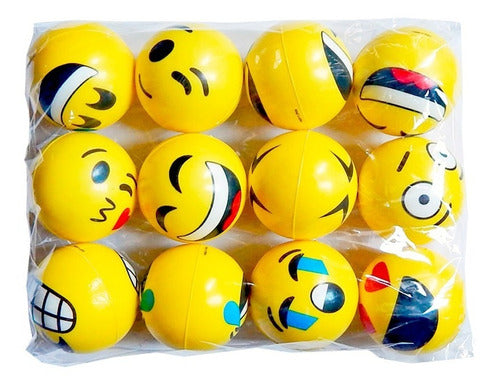 Colours Emoji Anti Stress Balls - 75 Units 1