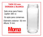 MOMA Envases Twist Off Caps 53 Mm for Candy Jars - Pack of 100 Units 1