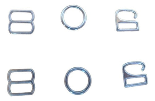 Sliding Rings and Loops of 8mm - Set of 100 Units 0