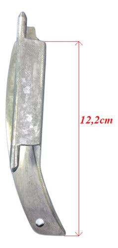 Bisagra Para Lavarropas Longvie Metalica Nacional Plateada O 1