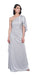 Gladys-T One Shoulder Grey Dress 0