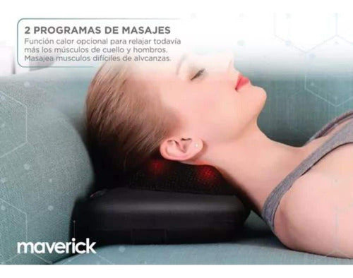 Masajeador De Cuello  Maverick London 4 Nodos 8 Rodillos - 5