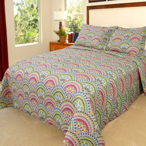 Bedford Home Melanie 2-Piece Twin Comforter Set, Multicolor 0