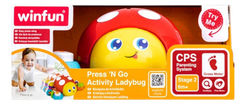 Winfun Ladybug Press and Walk Educational Toy 0