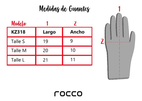 Rocco Women's Sheep Leather Gloves - Kz318 2