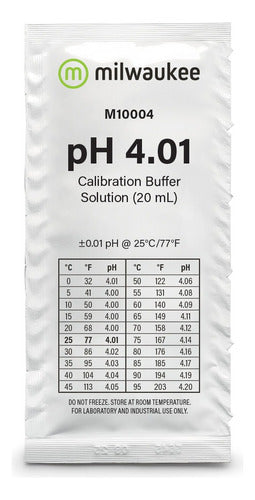 Milwaukee pH Calibration Solution 4.01 M10004B 0