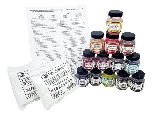 Jacquard Procion Mx Dye Color Set - Includes 13 Bottles Of 2/3 Ounce 0