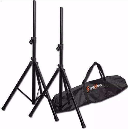 Bespeco Speaker Tripod Pair with Carry Bag SH80N 0