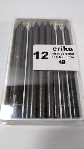 Erika 5.6 Mm Pure Graphite Leads X 12 5