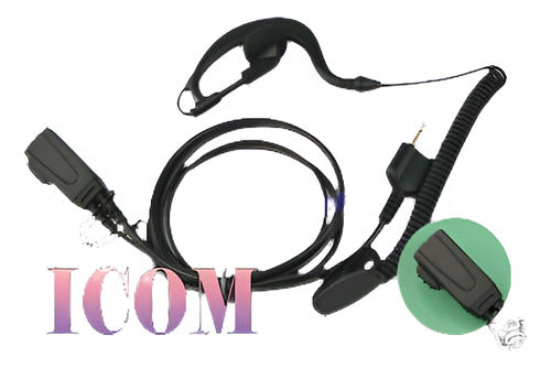 ICOM 4-010S Ear Loop Earpiece for IC-V8 IC-F11 VX-200 0