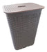 Macom Rattan Plastic Laundry and Toy Basket with Lid 6