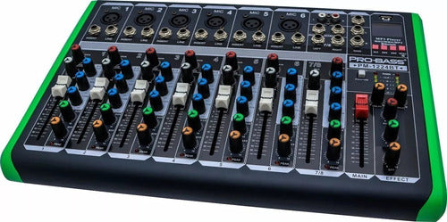 Mixer Consola Pro Bass Pm1224bt 8 Canales Usb Bluetooth 1