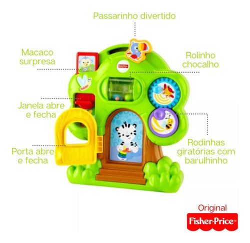 Fisher Price Casa Na Arvore Sons Divertidos Original Mattel 2