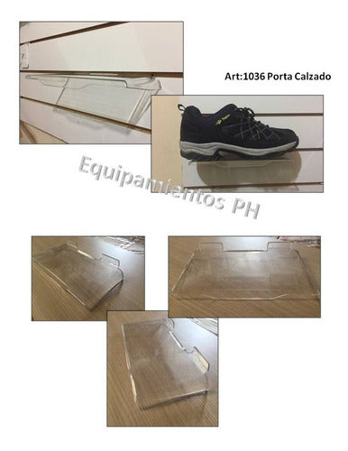 Equipamientos PH Exhibitor Shoe Display Slatwall Panel X 100 Units 0