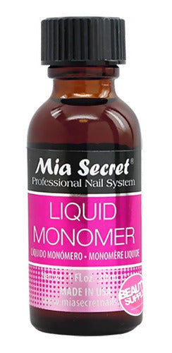 Liquido Acrilico Mia Secret 30ml. Presentación Profesional 0