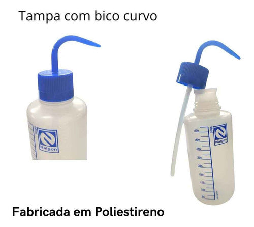 Pisseta Graduada Bico Curvo 500ml 1