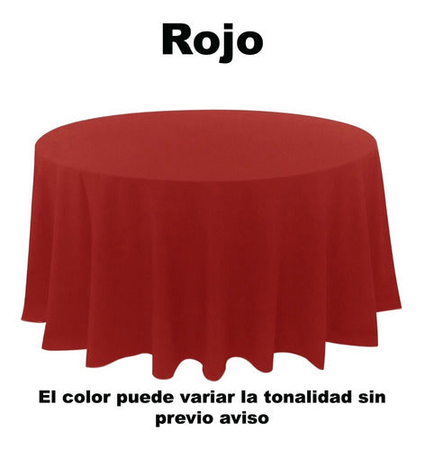 Round Tablecloth 2.20 Tropical Antistain Pack of 3 Units 4