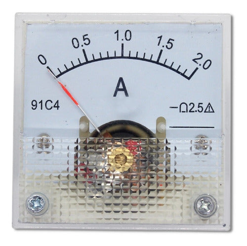 Amperímetro Painel Analógico Dc 2a Pressão E Fluxo Injetoras 1