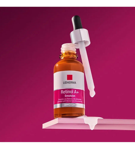 Lidherma Kit Retinol A+ Emulsión + Protector Solar UVA SPF 50 5