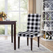 Colorbird Buffalo Check Spandex Chair Slipcovers Extraíble U 3