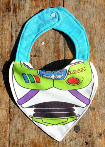 Pack 5 Bibs with Shapes and Characters Luca Toy Story Football 4