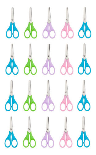 Set of 20 Simball Smile Rounded Tip Scissors 12cm 0