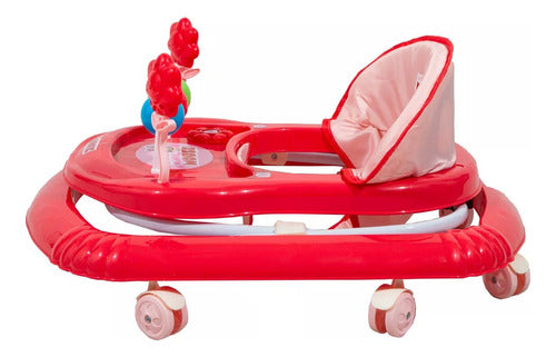 Disney Baby Walker Mickey & Minnie Musical Folding Play Tray Lightweight 14kg Capacity 12