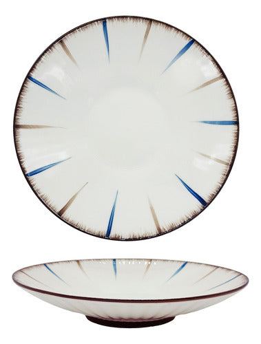 Compranet Porcelain Deep Plates Set of 4 Units 26 cm 1