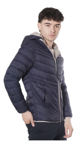 Forever Young Inflatable Reversible Winter Jacket Men H47 R 6