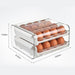 Clicshop Double Layer Egg Organizer 2