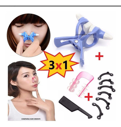 Nose Up Nose Reshaper Kit Full Corrector Clip Nose Lifting 3