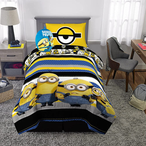 Franco Minions: The Rise Of Gru, Kids Bedding Soft Comforter 3