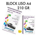 Plantec Block Para Dibujo A4 210 Gms Liso 40 Hojas C/espiral 1