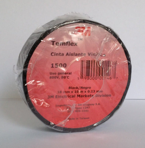 3M Pack 10 Rolls of Insulating Tape 18mm 1