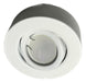 Round Semi-Recessed Mobile Spotlight with LED GU10 Complete 0