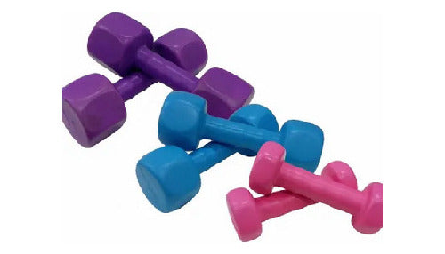 Dojo 1kg Vinyl Coated Dumbbells / Price Per Unit 0