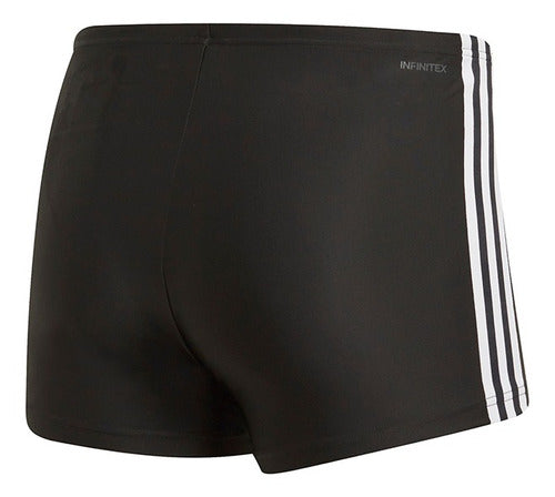 adidas Boxers De Natación 3 Stripes - Negro 1