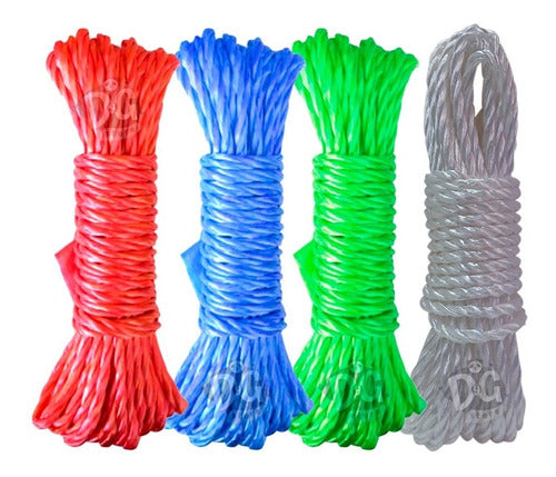 DYG STORE Multi-Purpose Braided Rope 10 Meters Various Colors 1