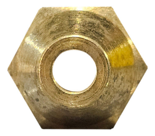 Bronze Flare Nut Reduction 3/8 to 1/4 Split Refrigeration 2