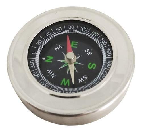 Brújula Redonda Mini Metalica Compass Dc60 0