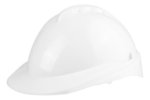 Libus Milenium White Safety Helmet with Plastic Harness 6