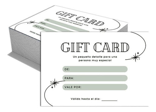 Tarjetas GIFT CARD: Simple Faz for Entrepreneurs 1