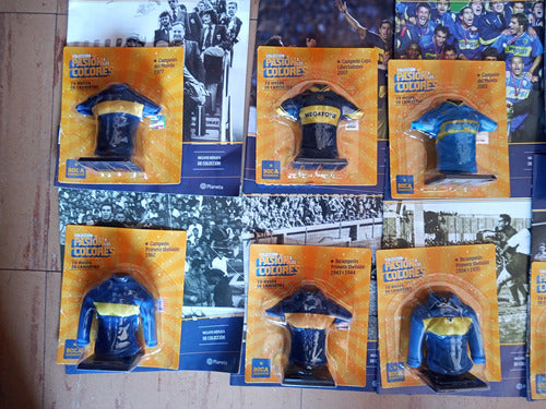 Clarin Complete Collection of 12 Boca Juniors T-Shirts: Passion for Colors 5