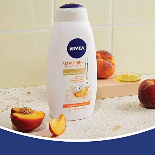 Nivea Refreshing Body Wash White Peach and Jasmine 2