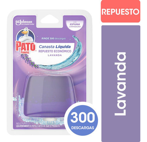 Pato Purific™ Lavender Liquid Basket Toilet Cleaner 300 Flushes 1