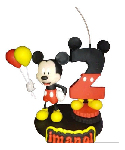 Lupe Porcelana Fria Mickey Candle and Ornament 4