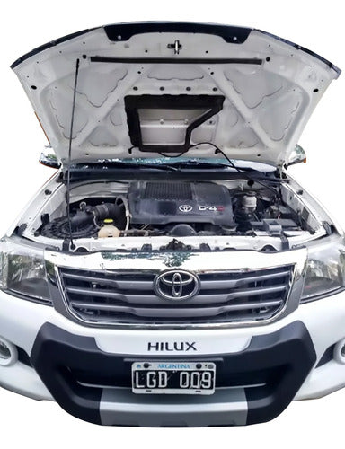 Insulating Soundproof Hood Blanket for Toyota Hilux with Straight Intake 1